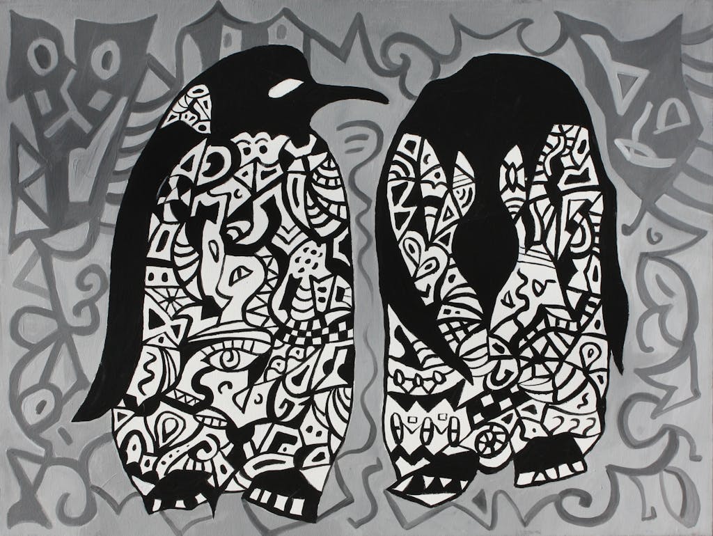 Painting "Married", painted by Elena Birkenwald in 2002