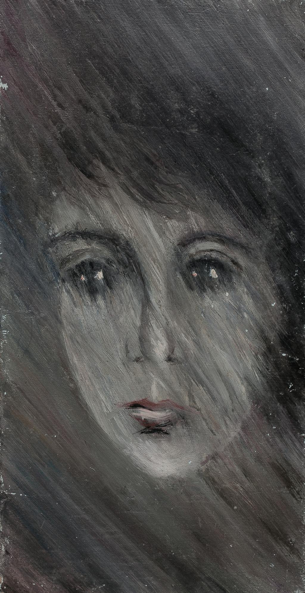 Painting "Rain", painted by Elena Birkenwald in 1986