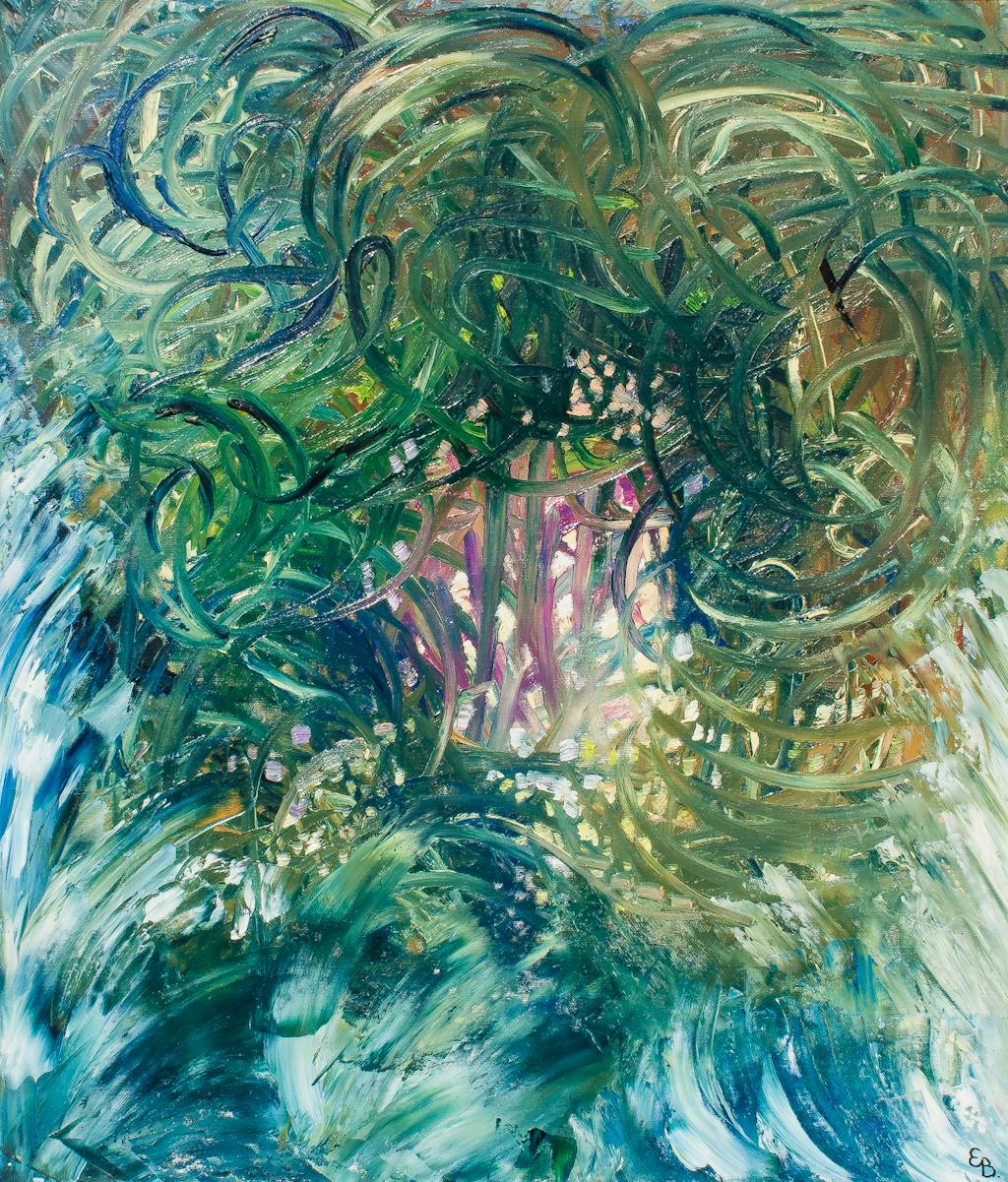 Painting "Sea monster", painted by Elena Birkenwald in 1998